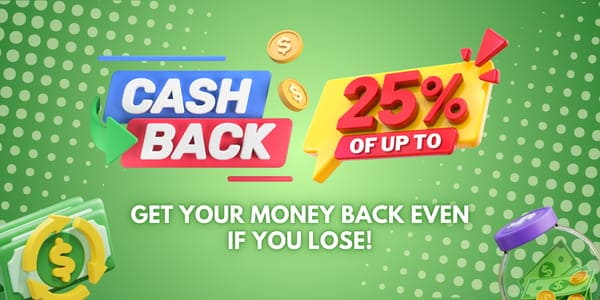 Lucky Starz mobile gaming banner with a phone and colourful game artwork