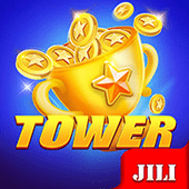 Tower climbing card game icon